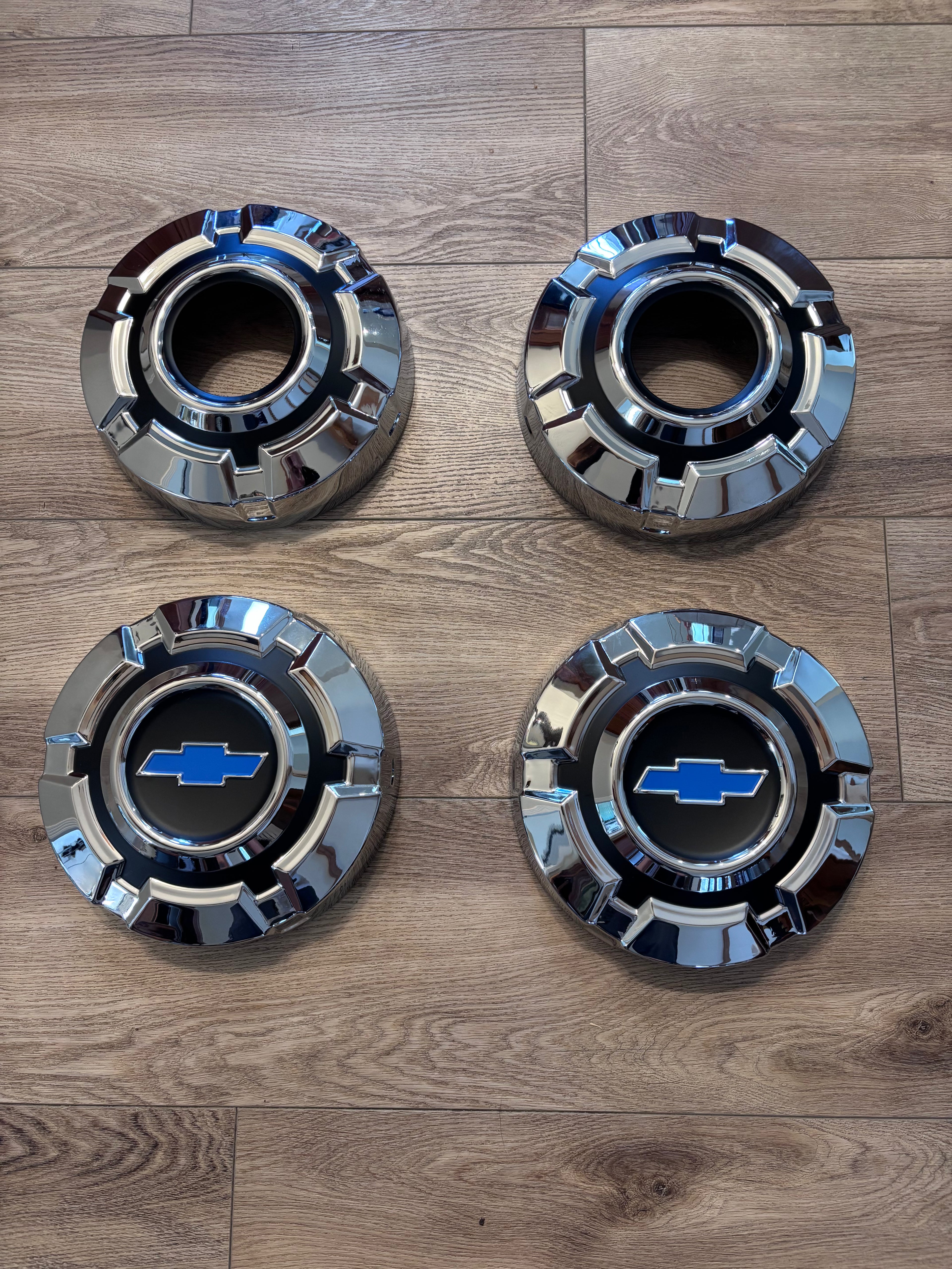 1969 - 1972 CHEVY TRUCK 1/2 TON 4x4 Dog Dish 10.5” HUBCAP WHEEL COVERS Set Of 4