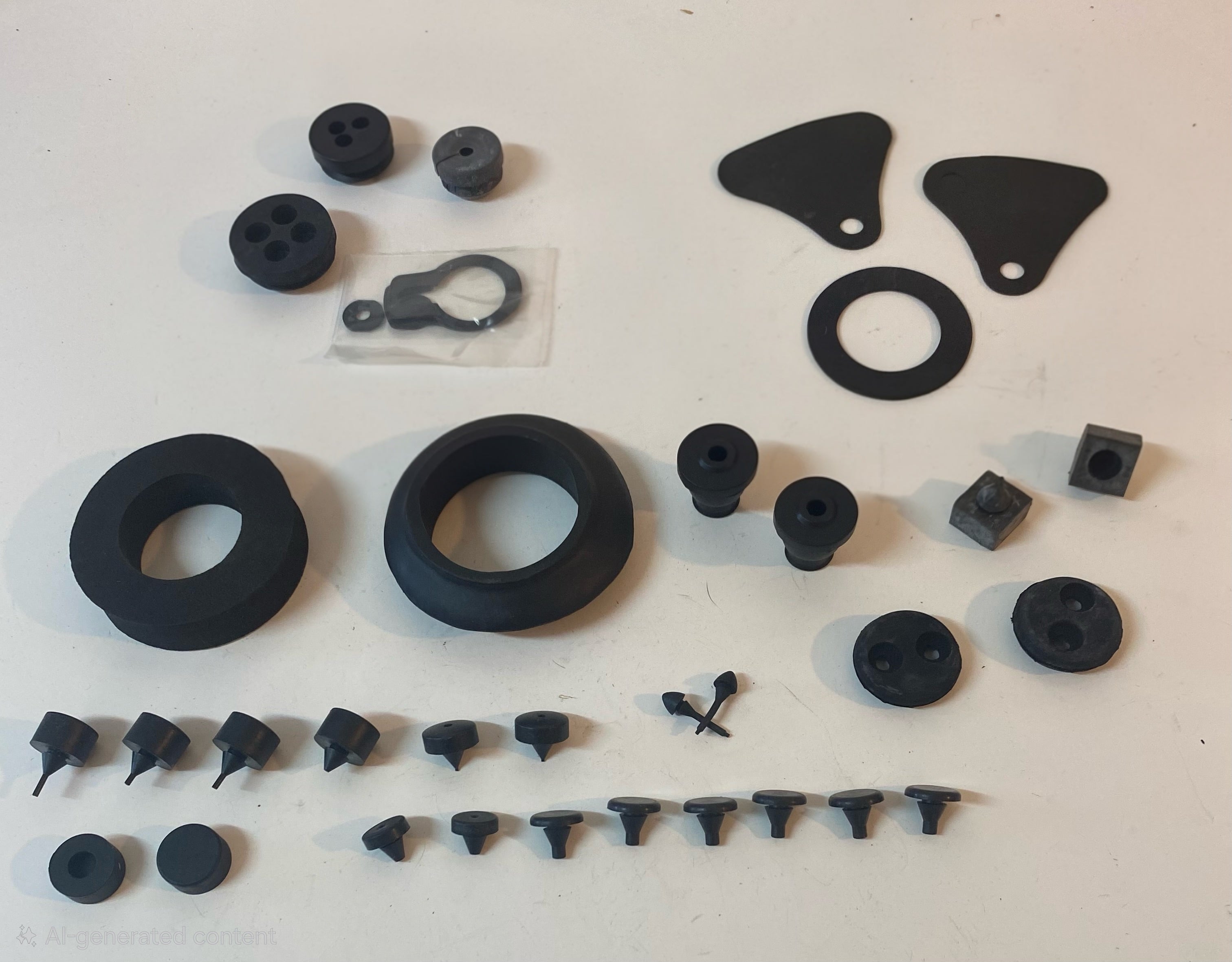 1958 to 1959 Complete Rubber Grommet and Bumper Kit