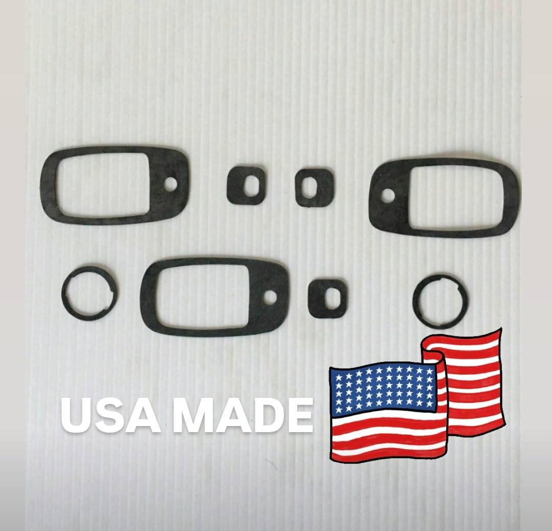 1967 - 1972 Chevy GMC Suburban 3 Door Handle / Lock Gasket Set 1968 - 1971 USA Made