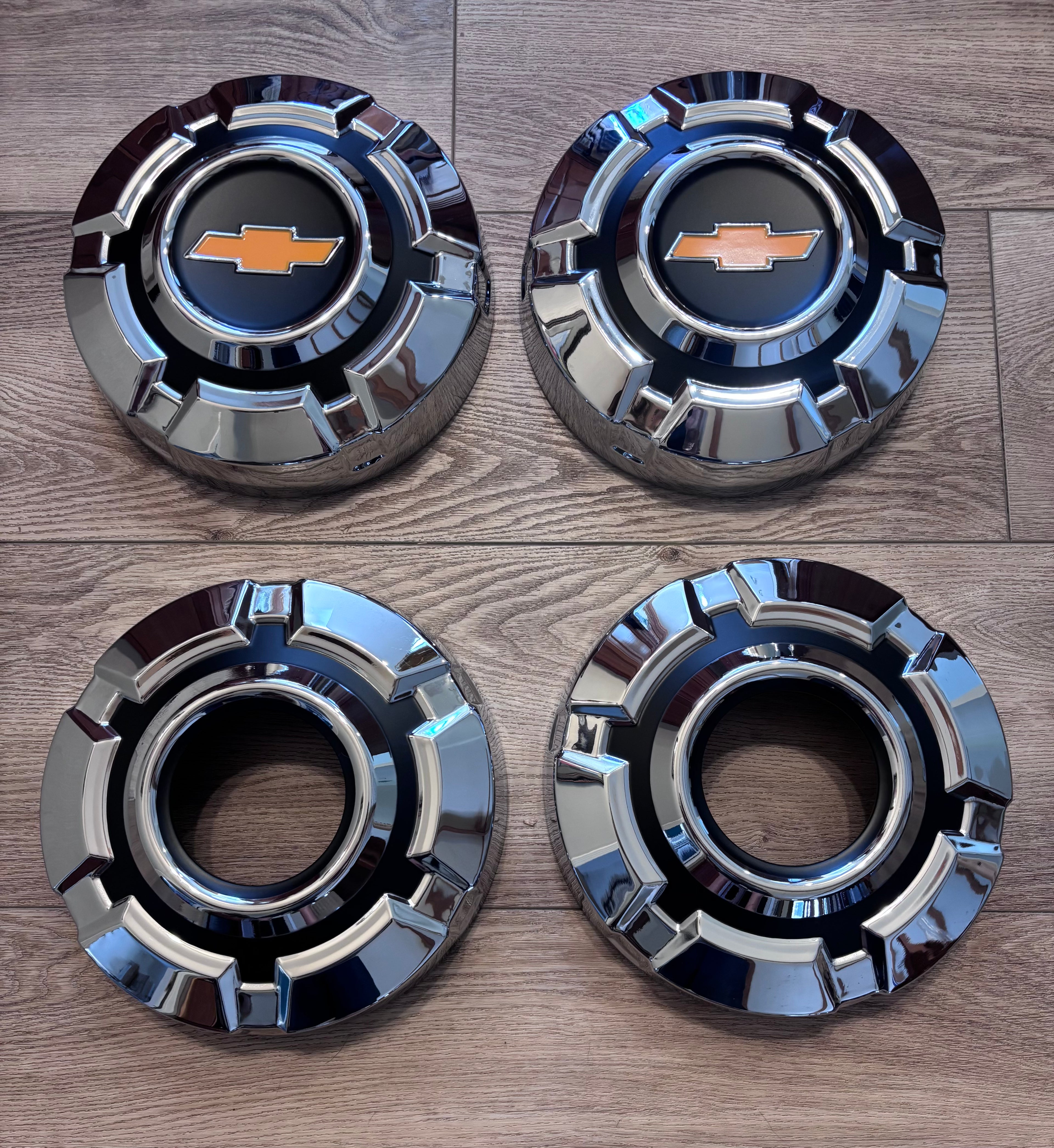 1973 - 1978 CHEVY TRUCK 1/2 TON 4x4 Dog Dish 10.5” HUBCAP WHEEL COVERS Set Of 4
