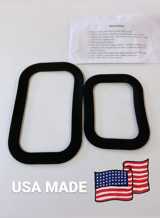 1955 2nd-1959 Chevrolet GMC Pickup Truck Cowl Vent Kick Panel Seal Pair USA Made