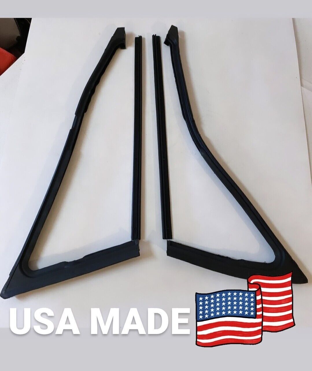 1967-1972 Chevy GMC Pickup Truck Vent Window Seal Rubber PAIR 4 Seals USA
