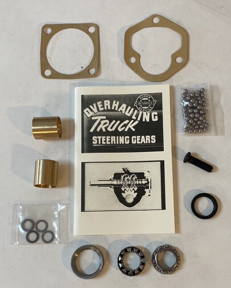 STEERING BOX REBUILD KIT CHEVY GMC TRUCK  1947 - 1954 Complete
