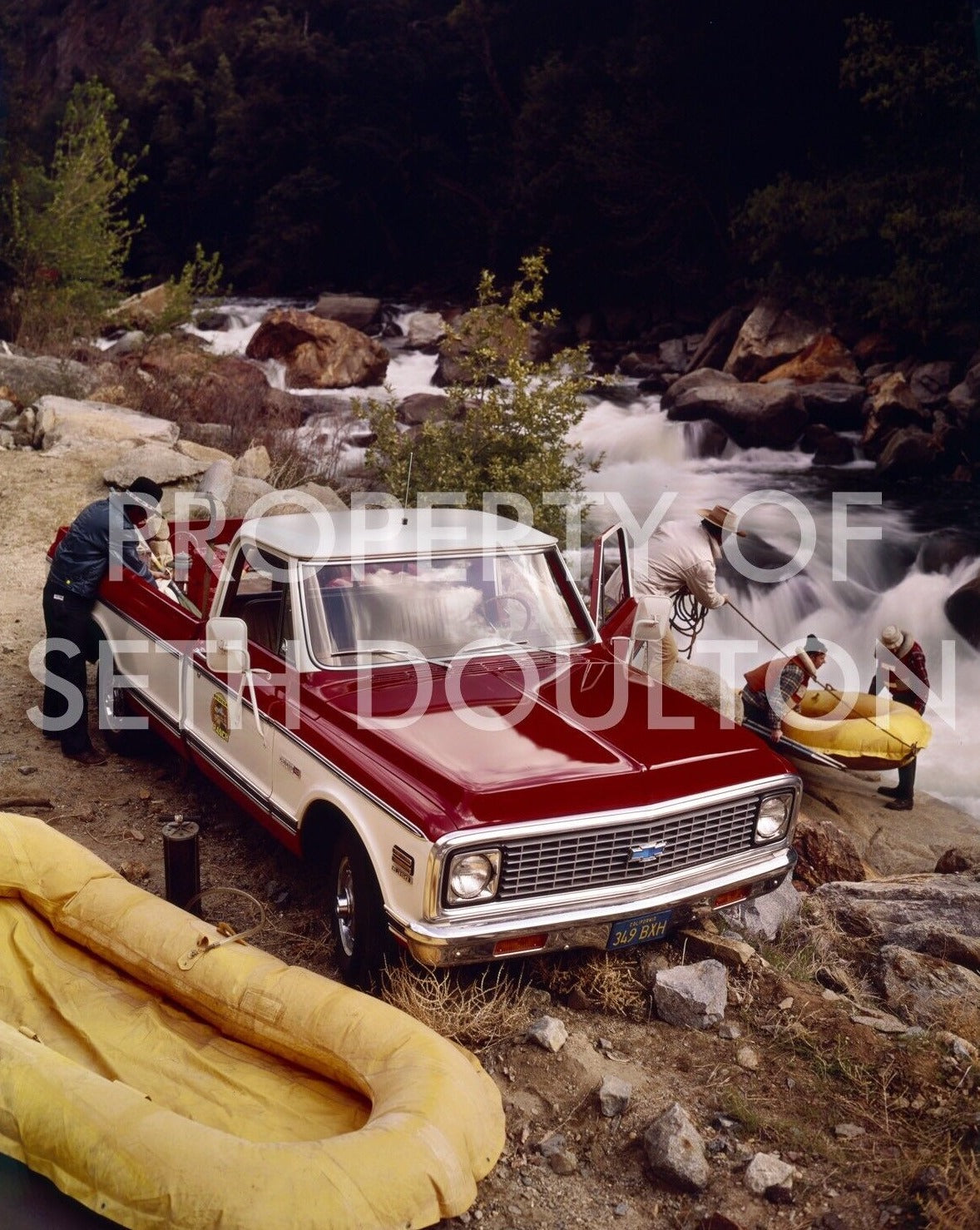 1972 Chevy C10 factory original photo vintage print ad Large 16" X 20" poster