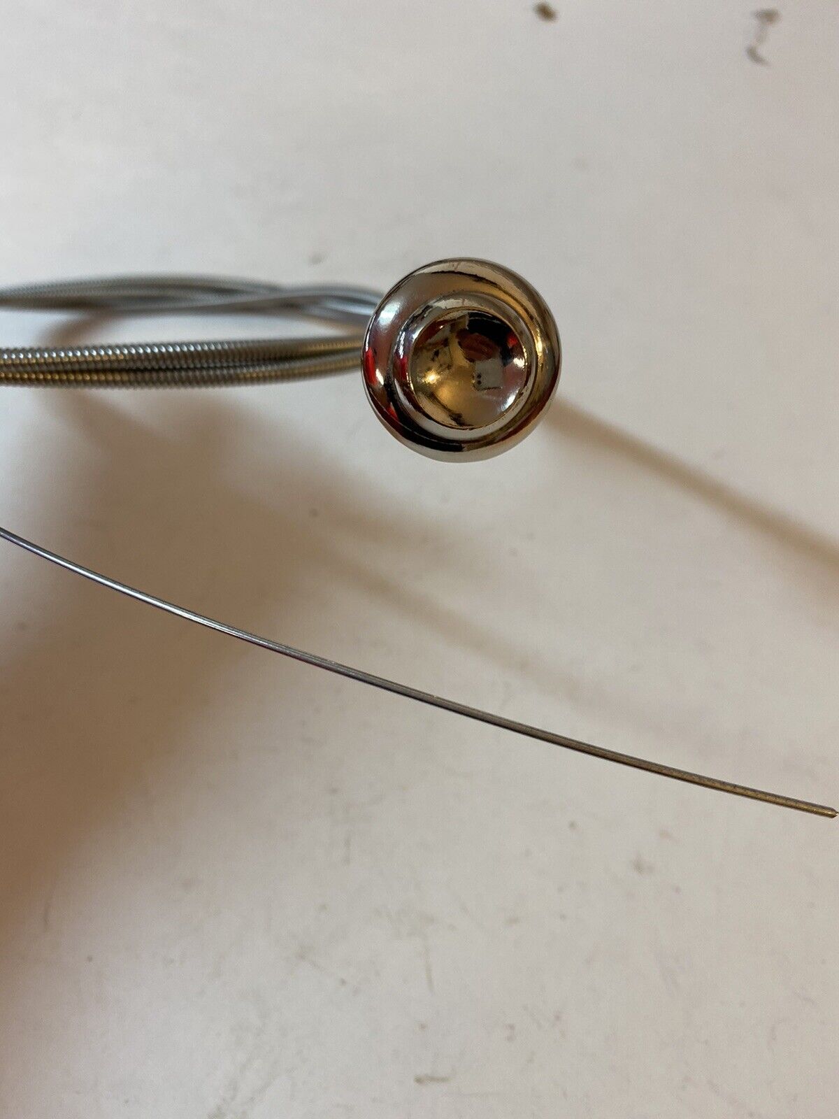 1955 - 1959 Chevy GMC Truck Dash Chrome Choke Throttle Vent Cable 63”