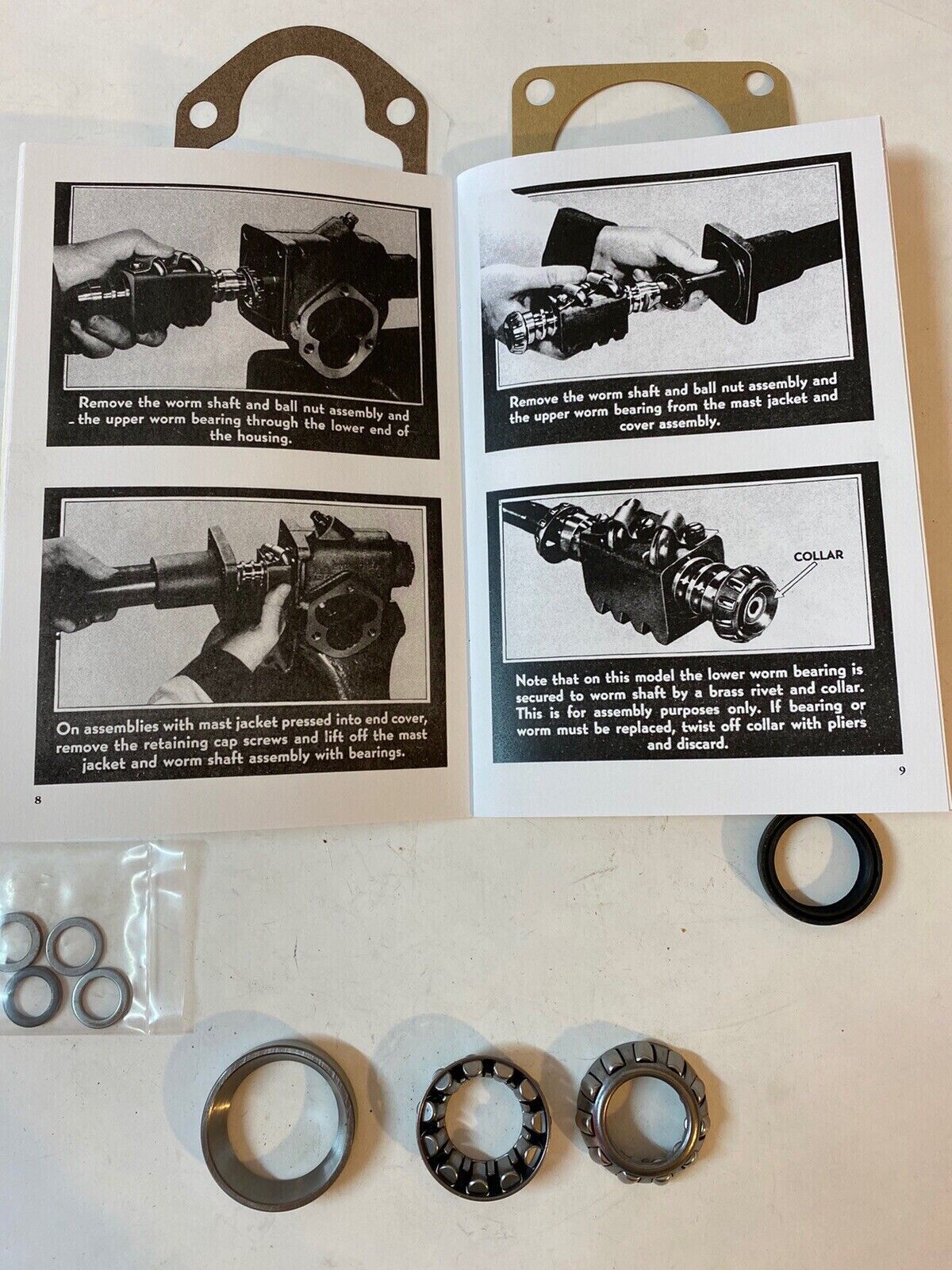 STEERING BOX REBUILD KIT CHEVY GMC TRUCK  1947 - 1954 Complete