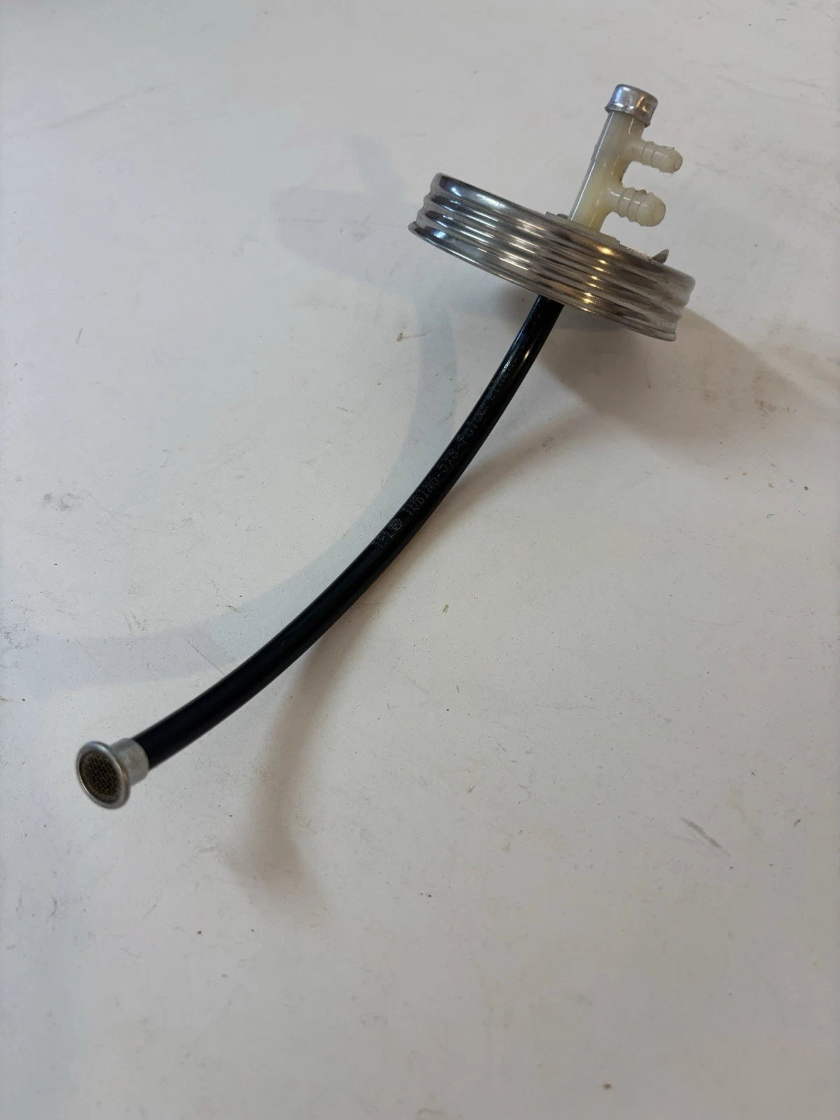 NEW 1940s - 1950s Glass Windshield Washer Glass Jar Small Mouth Lid Trico Type