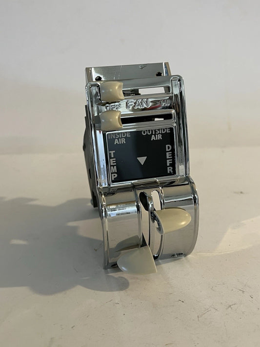 NEW 1955 - 1959 GMC Deluxe Heater Control Bezel Complete