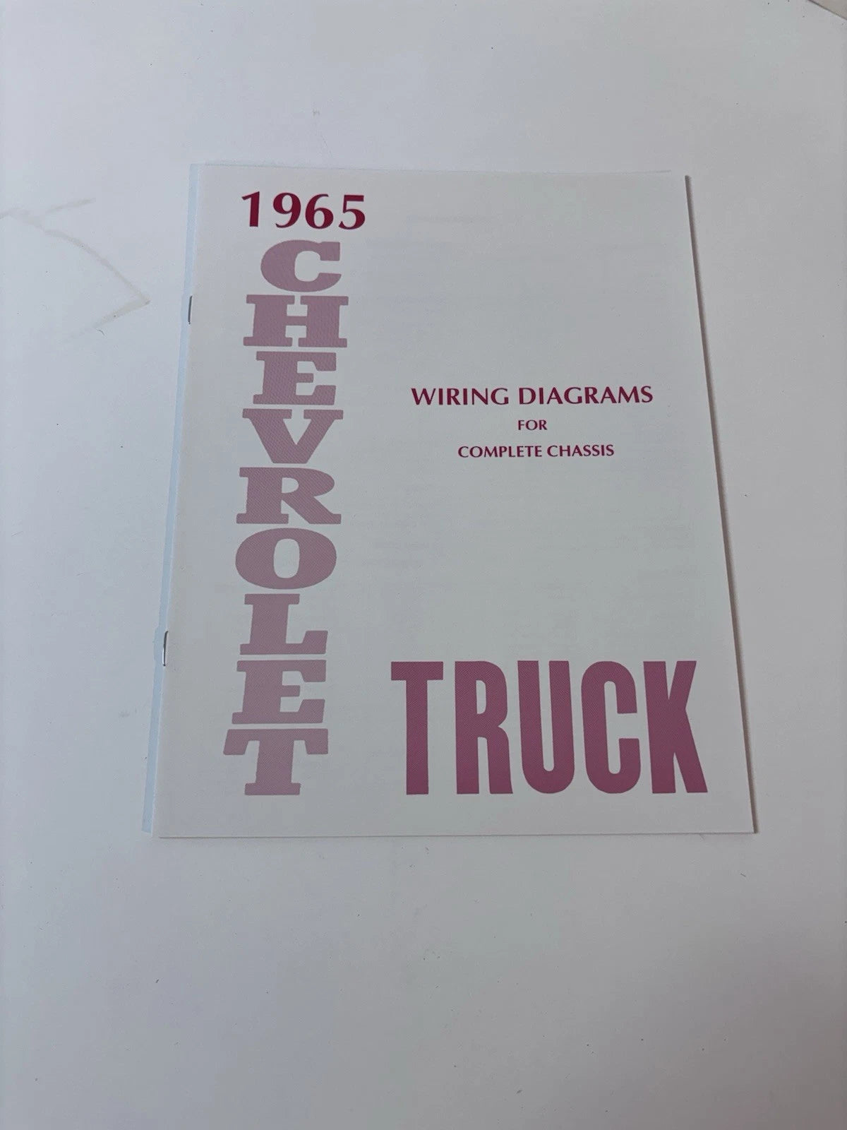 1965 Chevrolet Truck All Models Wiring Diagrams Manual