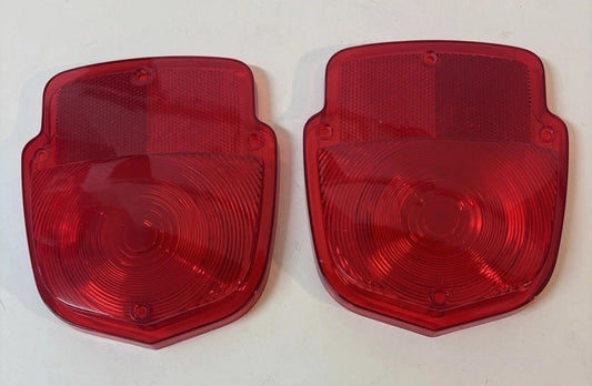 Ford Truck Pick Up F100 F-100 1953 - 1956 RED TAIL LIGHT LENSES PAIR NEW