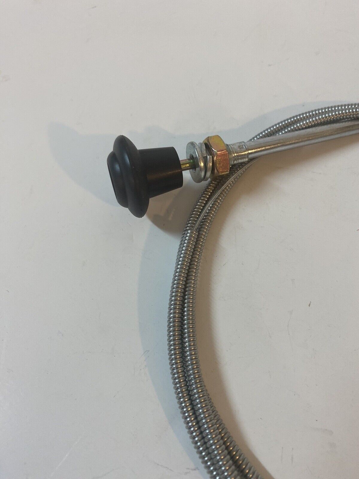 1955 - 1959 Chevy Truck Dash OEM Black Choke Throttle Vent Cable 63”