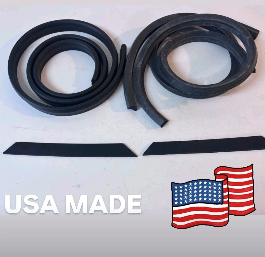 1955 - 1959 Chevy GMC Truck Inner Fender Front Sponge Seal 6 Pc Kit
