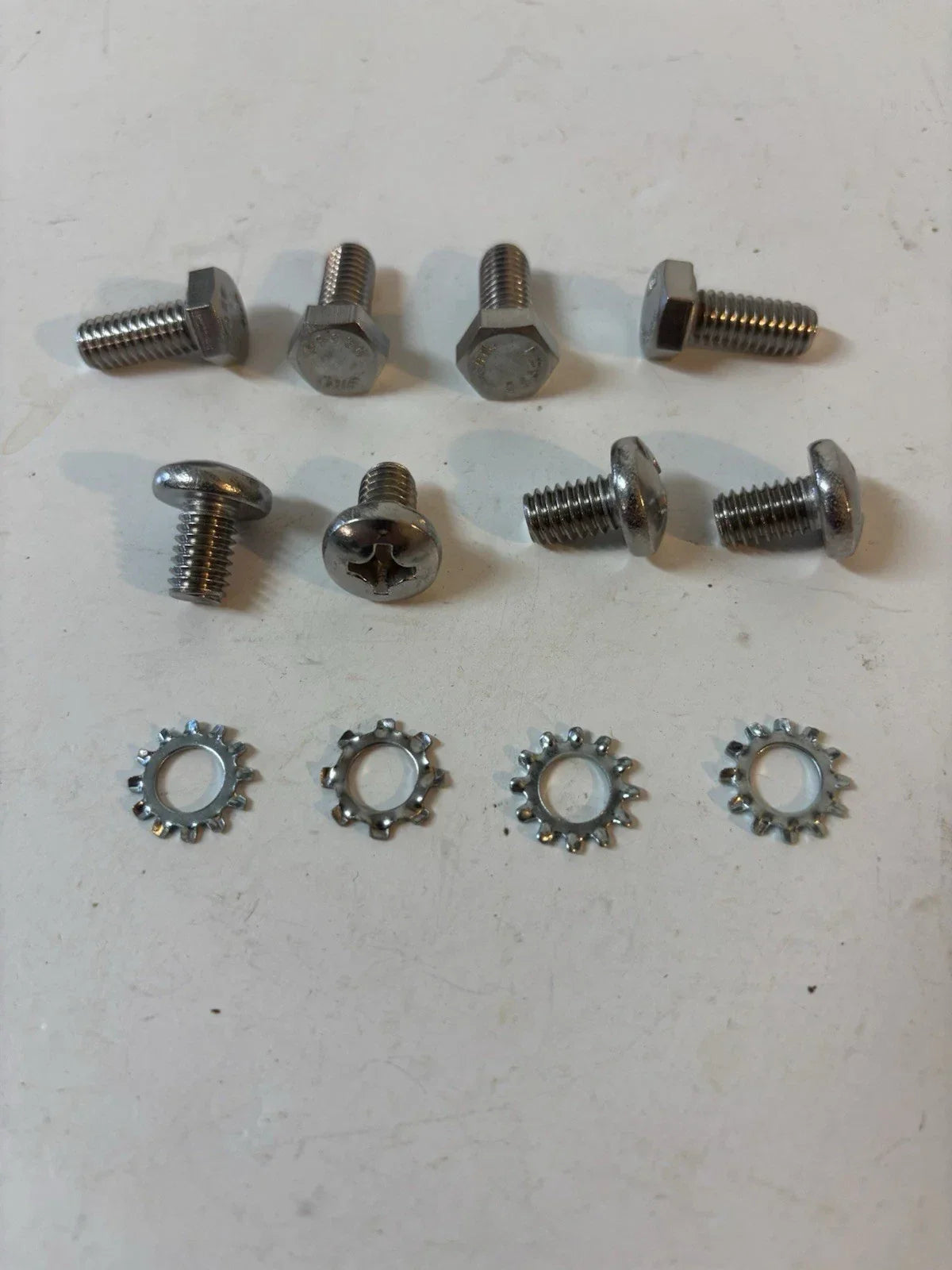 1955 - 1958 Stainless Steel Chevy Cameo  GMC Truck Tailgate Latch Bolts