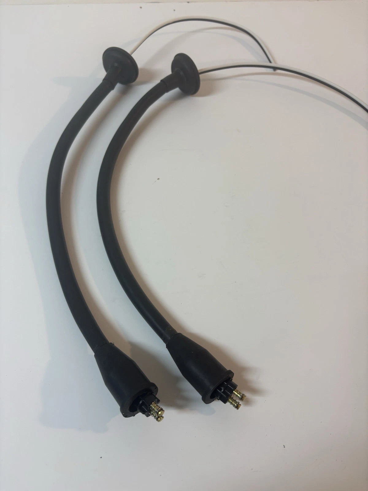 1955 - 1957 CHEVY CAR TAIL LAMP PLUG PIGTAIL Rubber Tube Boots 28” Lead Pair