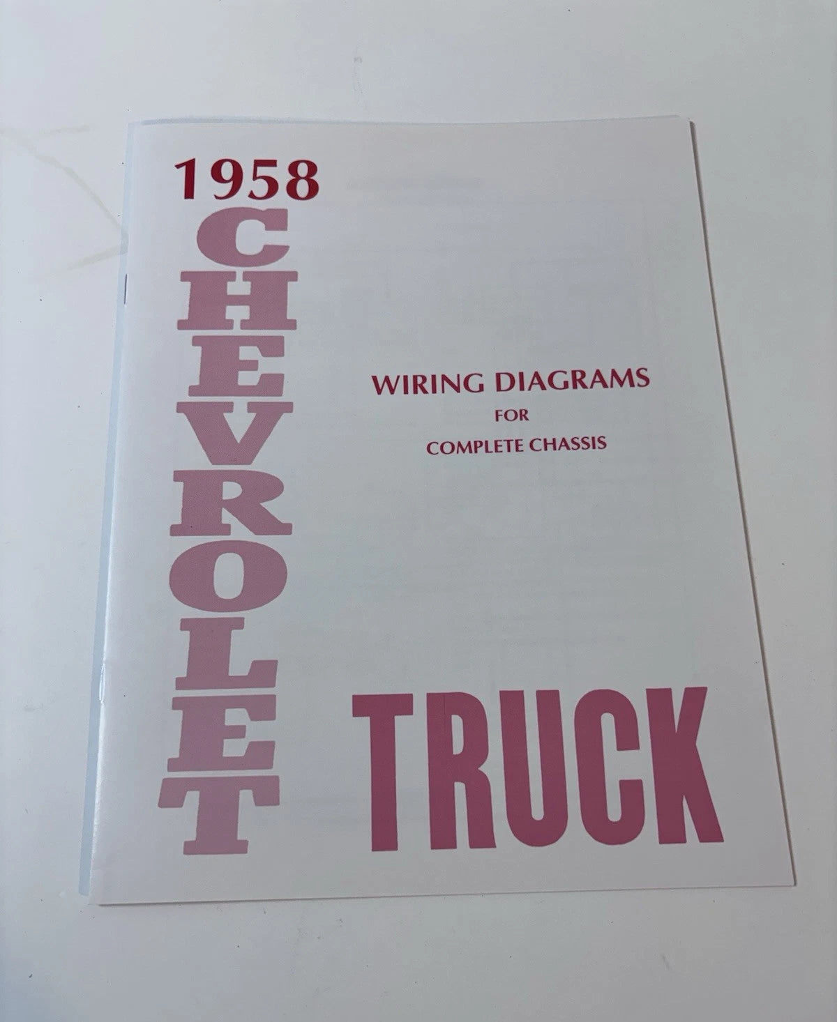 1958 Chevrolet Truck All Models Wiring Diagrams Manual