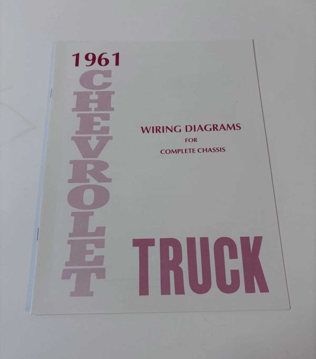 1961 Chevrolet Truck All Models Wiring Diagrams Manual