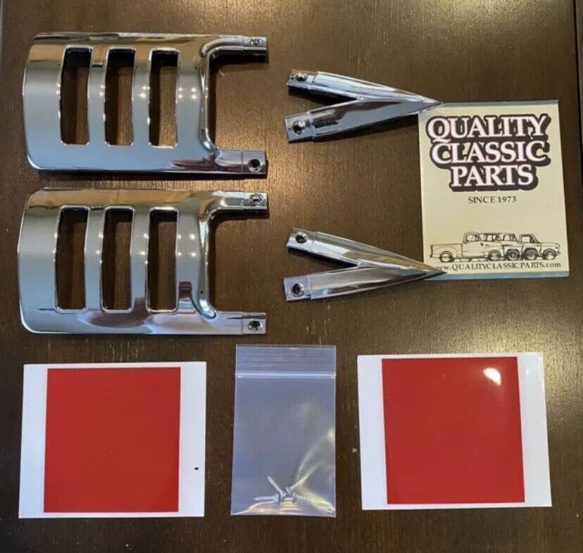 Moldings: 1958 1959 Apache Fleetside Chevy GMC Long  Bed Trim Set Factory Repro FREE CLIPS