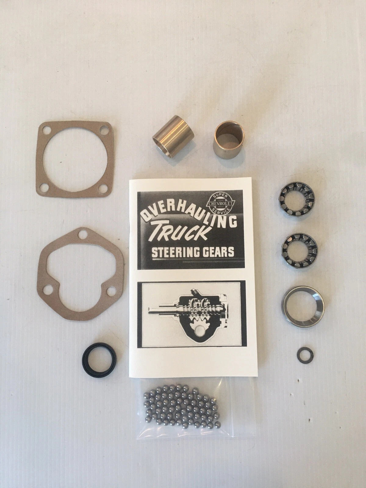 STEERING BOX REBUILD KIT CHEVY GMC TRUCK 1947 - 1954
