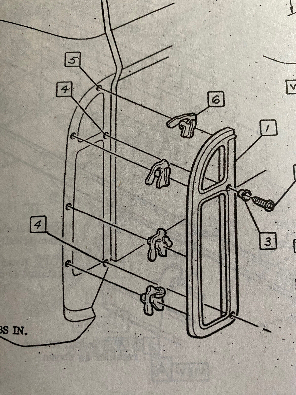 Tail Light Bezel Mounting Clip Set 1969 - 1972 Chevy GMC Fleetside Pickup Trucks