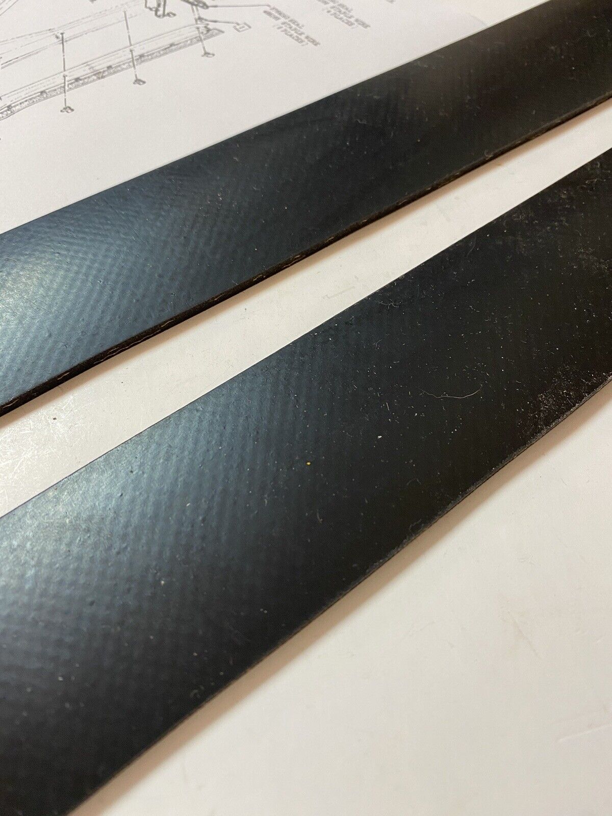 Front Fender Cowl Seals 2Pc 16 Staples for 1960-1966 Chevy GMC Truck NEW OEM USA