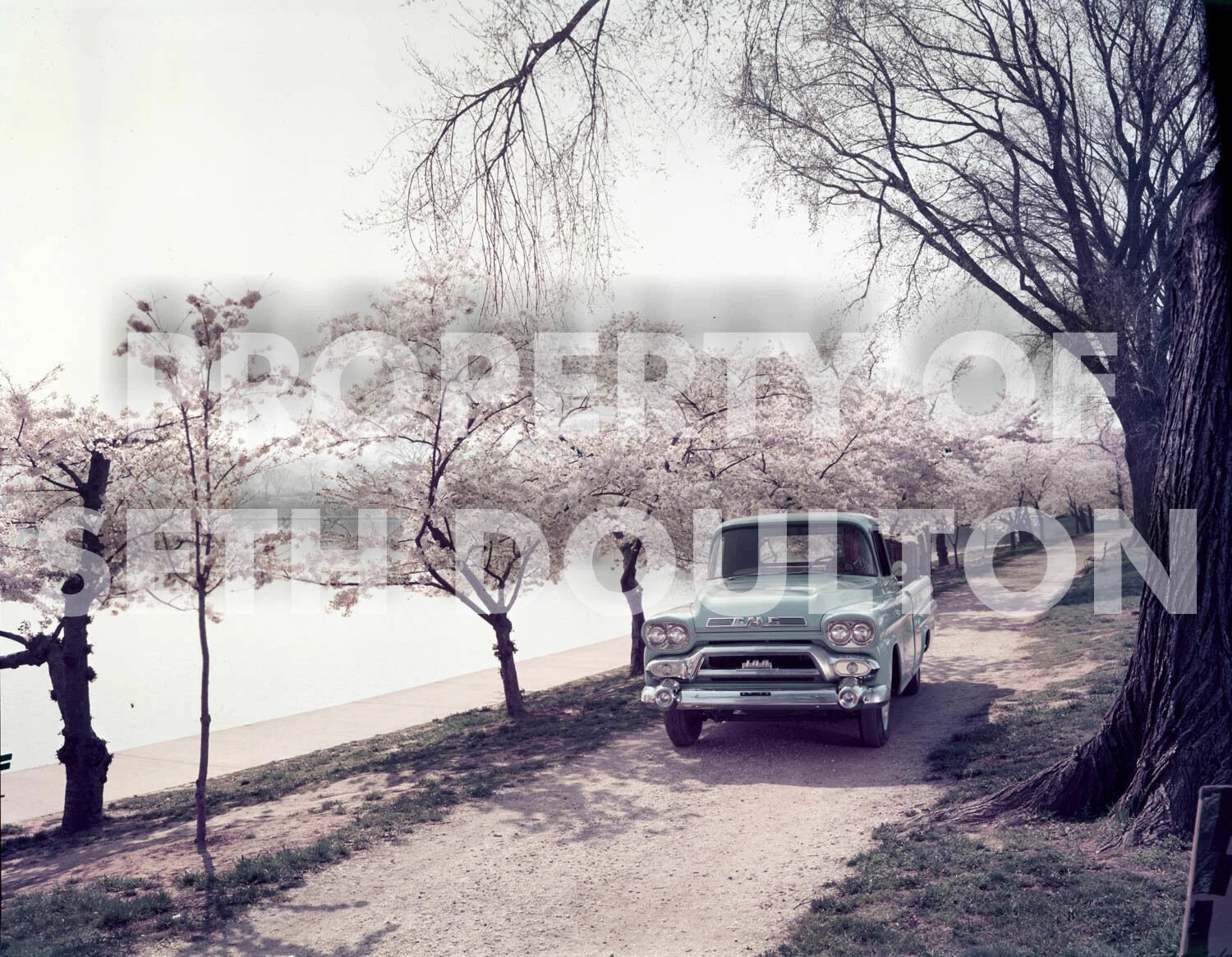 1958 GMC rare factory original photo vintage print ad Large 16" X 20" poster