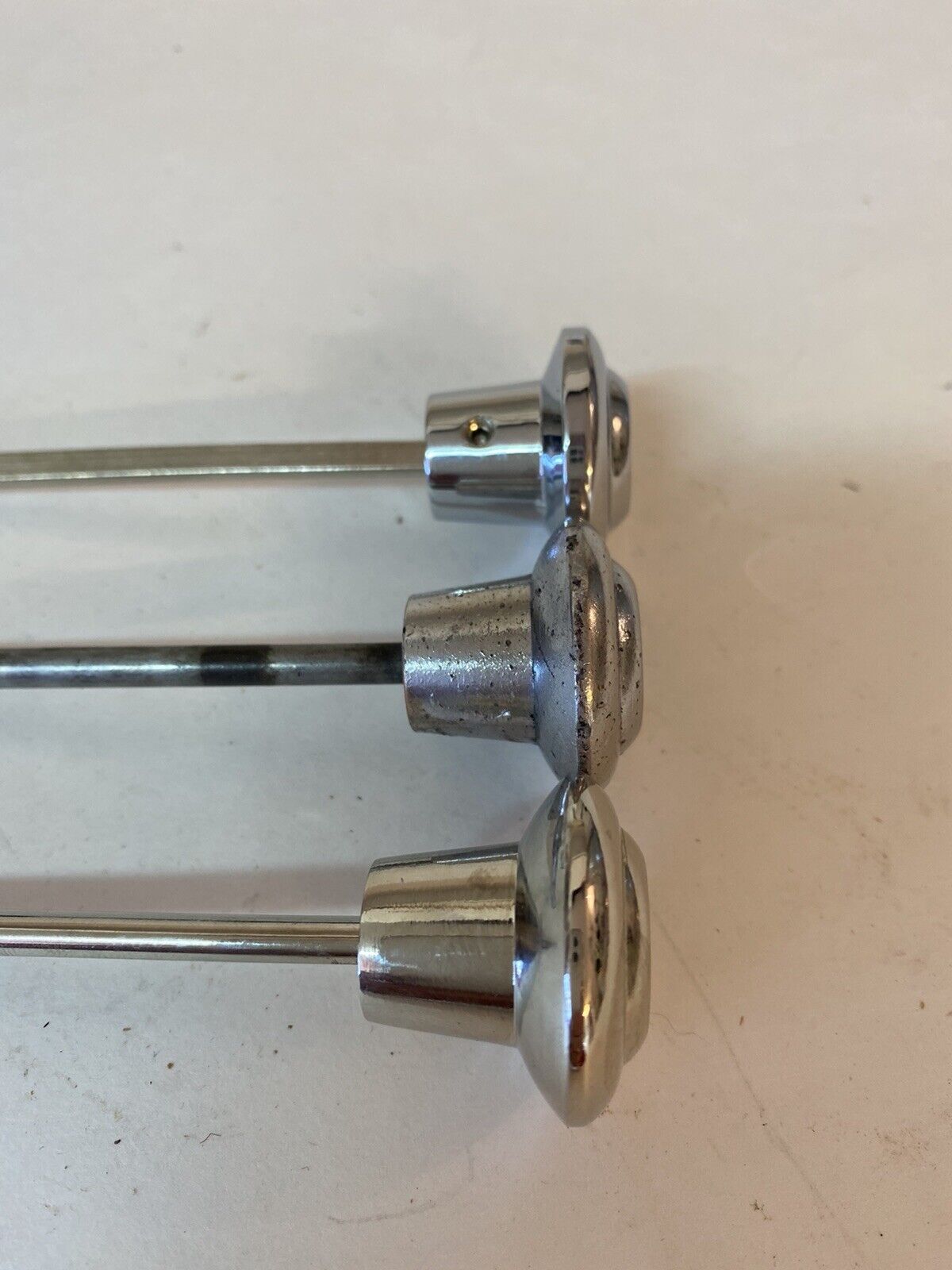 CHROME HEADLIGHT KNOB ROD Dash 1955  - 1959 CHEVY GMC TRUCK CORRECT