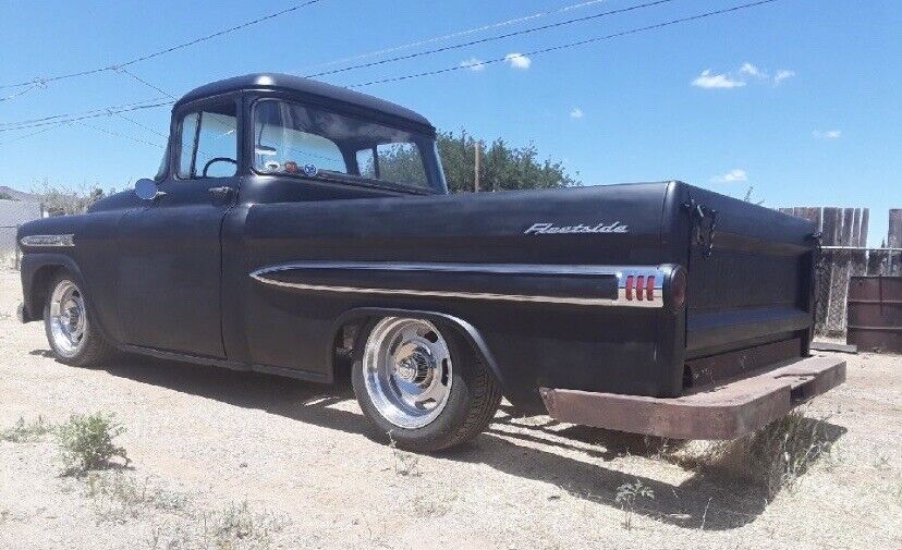 Moldings: 1958 1959 Apache Fleetside Chevy GMC Long  Bed Trim Set Factory Repro FREE CLIPS