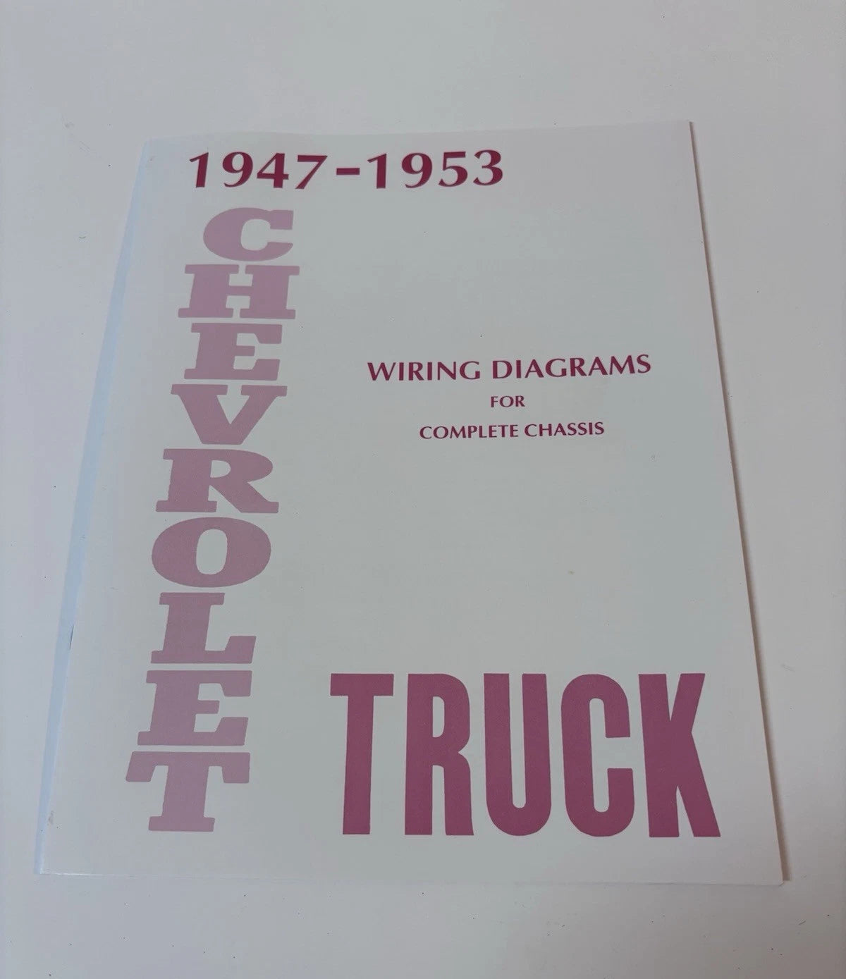 1947 - 1953 Chevrolet Truck All Models Wiring Diagrams Manual