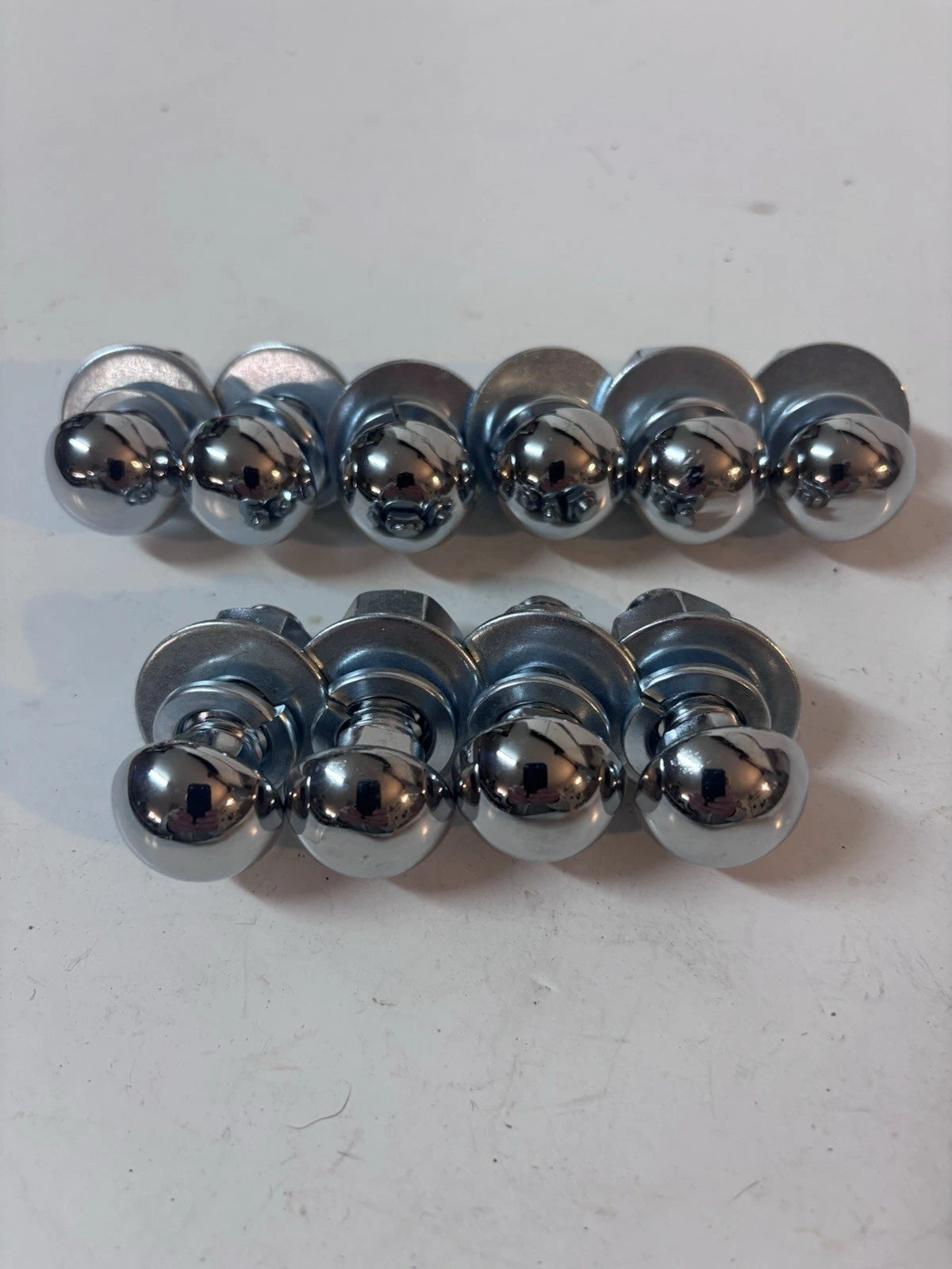 New Bumper Bolts Show Chrome SET Front And Rear 1947 - 1959 Chevy GMC Truck 10