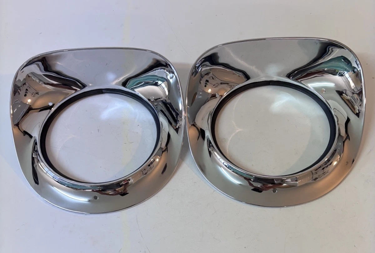 1955 - 1957 Best Chrome Headlight Bezel Show Chrome  Chevrolet GMC Truck