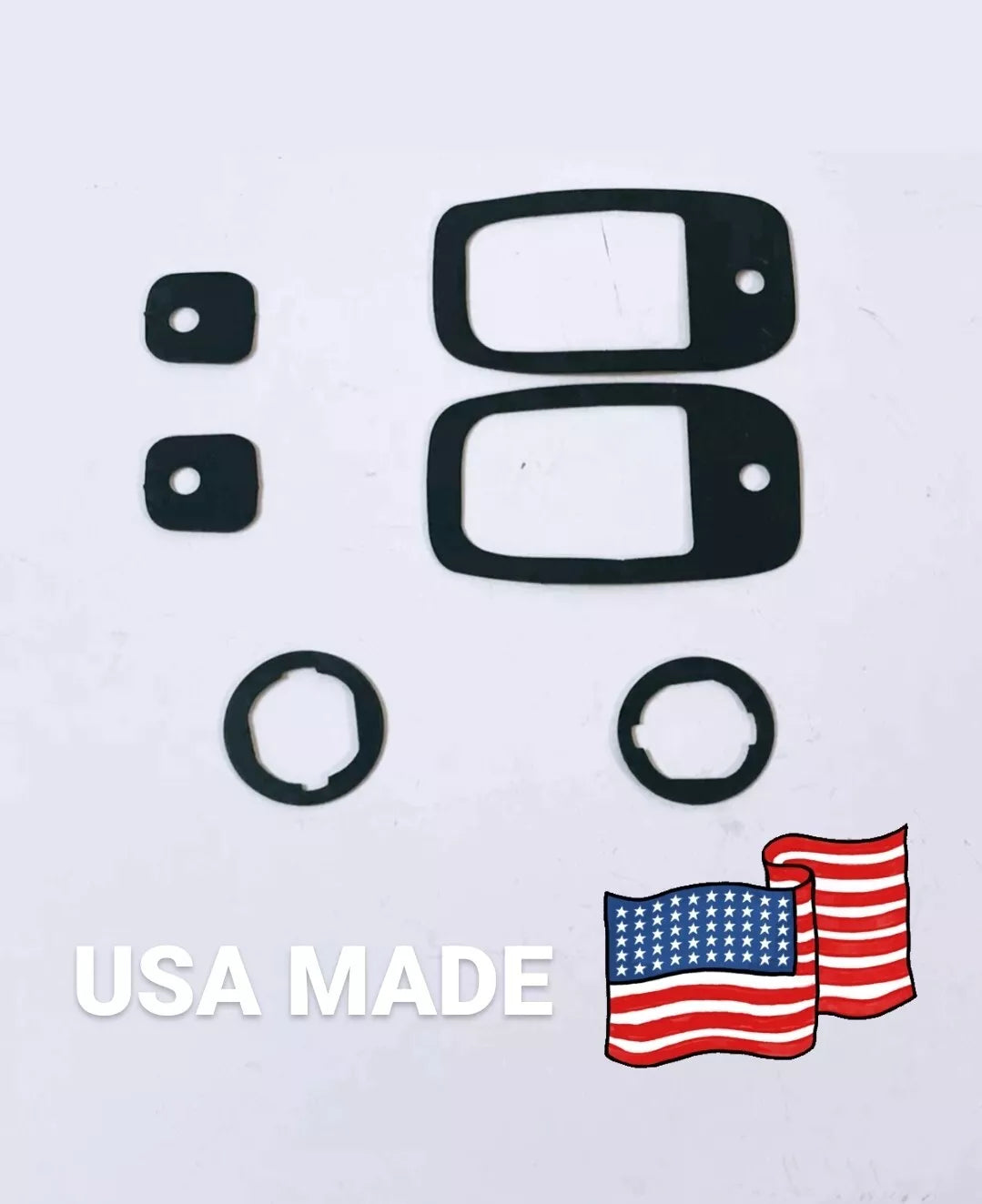 Gaskets: 1967-72 Chevy GMC Truck Door Handle / Lock Gasket Set 1968-1971 USA Made