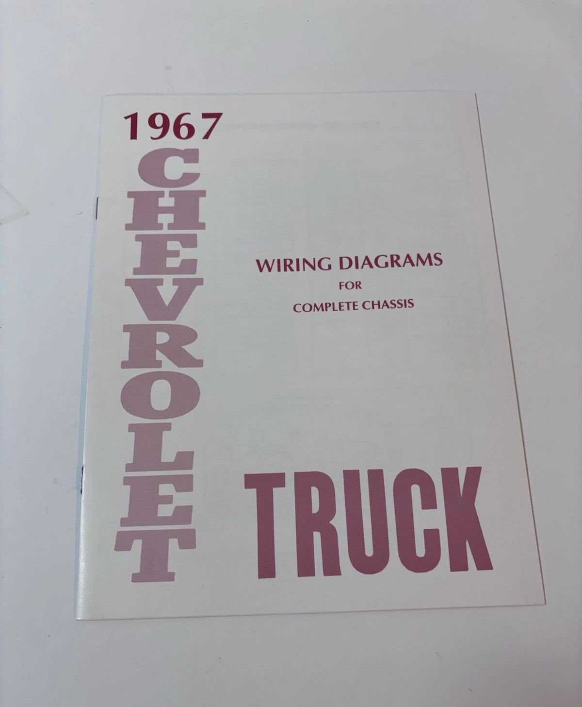 1967 Chevrolet Truck All Models Wiring Diagrams Manual