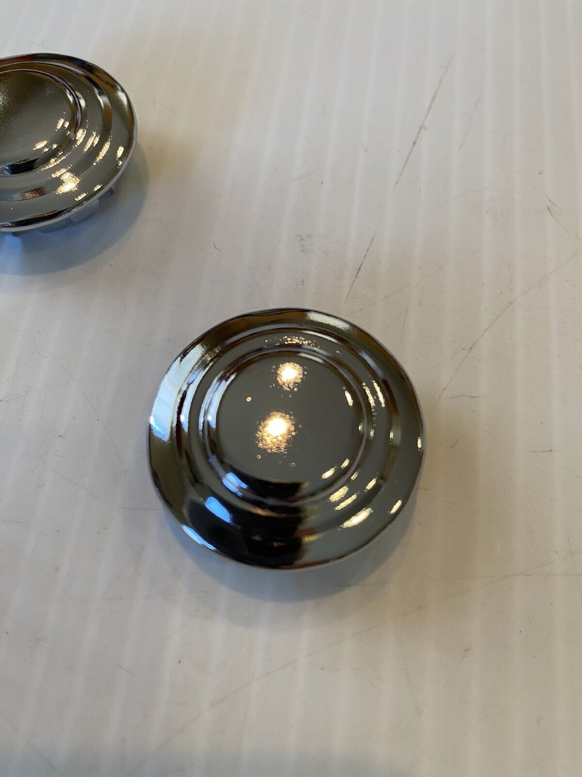 New 1955 - 1959 GMC Truck Chrome Steel Dash Hole Plugs 3 Free Ship