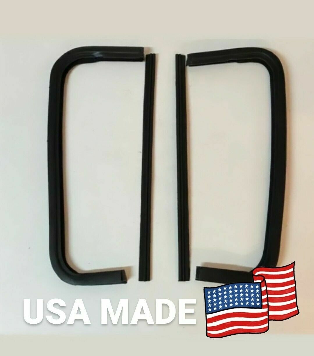New USA Made Vent Window Rubber Weatherstrip Seal Pair 4pc 1955 - 1959 Chevy GMC