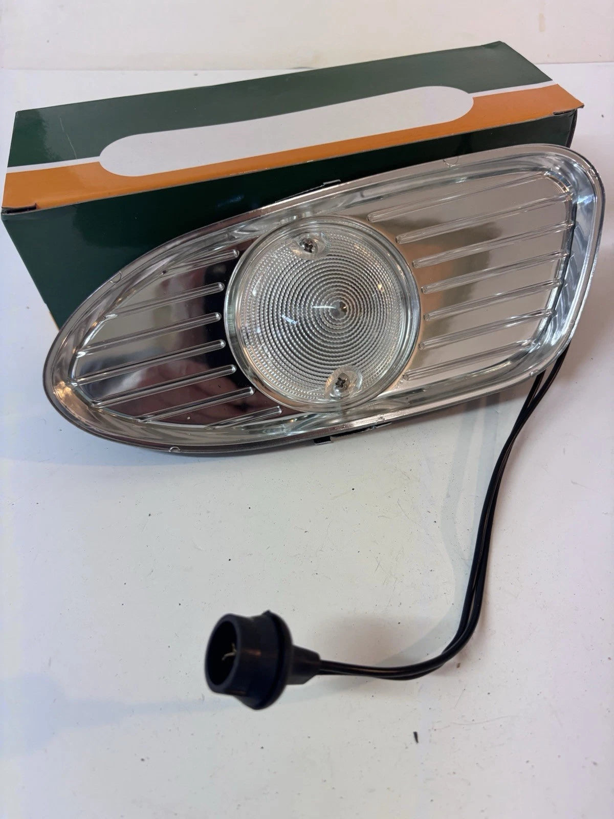1958 1959 GMC Truck Park Light Lamp Complete Lens Bezel Housing Wires Right Hand