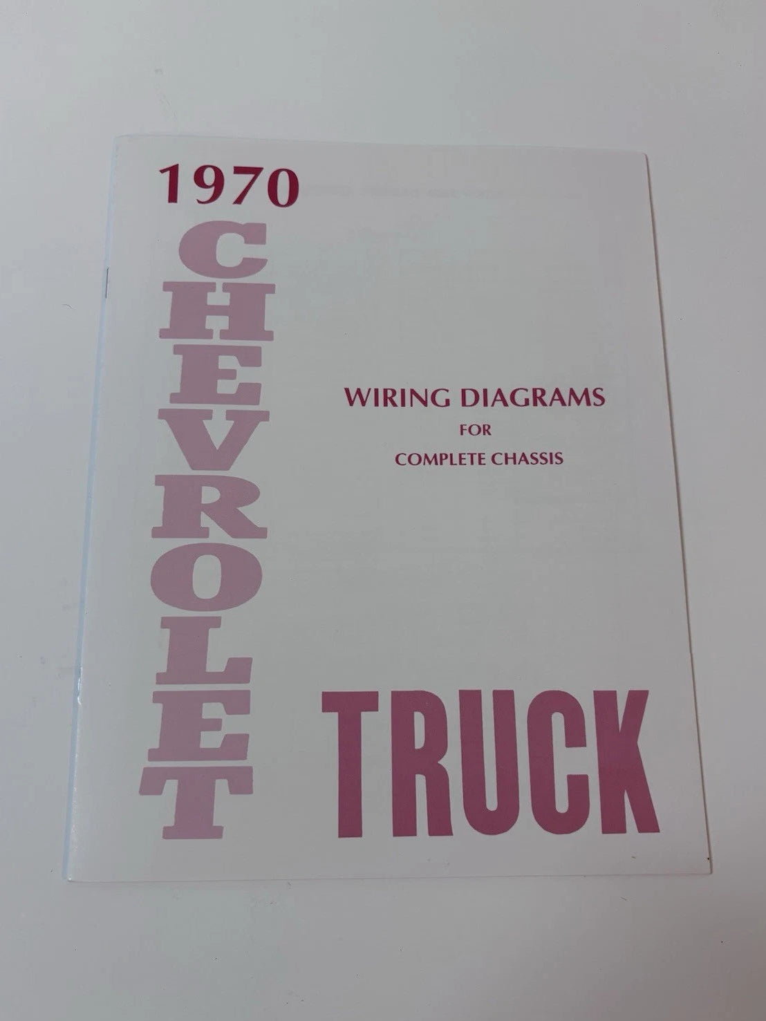 1970 Chevrolet Truck All Models Wiring Diagrams Manual