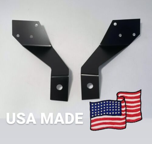 Brackets: Chevrolet Cameo Truck GMC Pickup Bumper Bracket Bed Set 1955 - 1958 USA