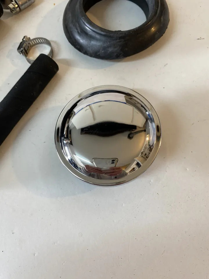 1955 - 1959 Chevy GMC Truck Gas Fuel Tank Filler Kit Chrome Cap