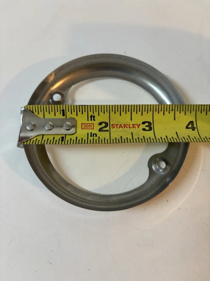 Ford 1933 - 1936 Car & 1942 - 1952 Pickup Polished Taillight Rim Tail Lamp Bezel (2)