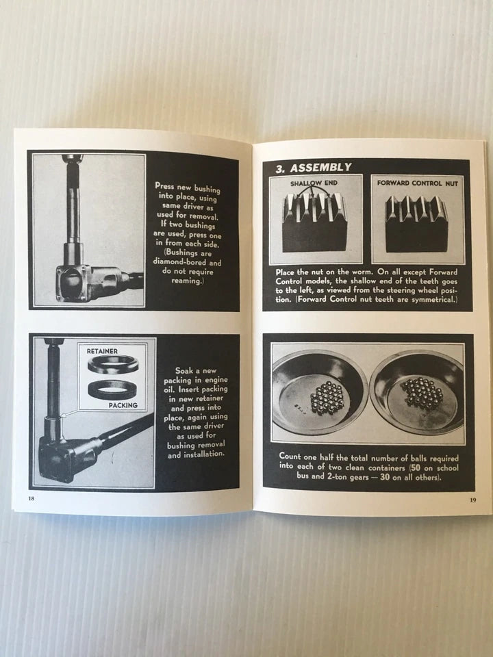 Chevy GMC Truck Steering Rebuild Manual 1947 - 1959
