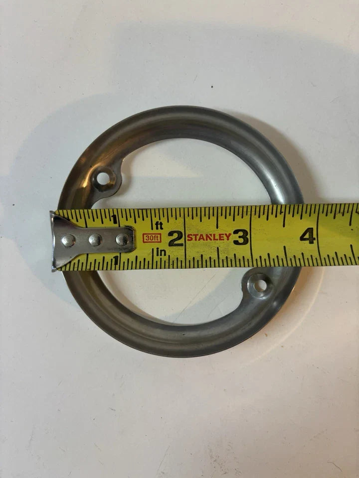 Ford 1933 - 1936 Car & 1942 - 1952 Pickup Polished Taillight Rim Tail Lamp Bezel (2)