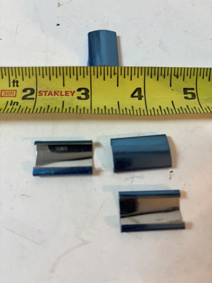 1956 Ford Truck Windshield, Trim Molding Clips Stainless F100 F-100 Custom Cab 4