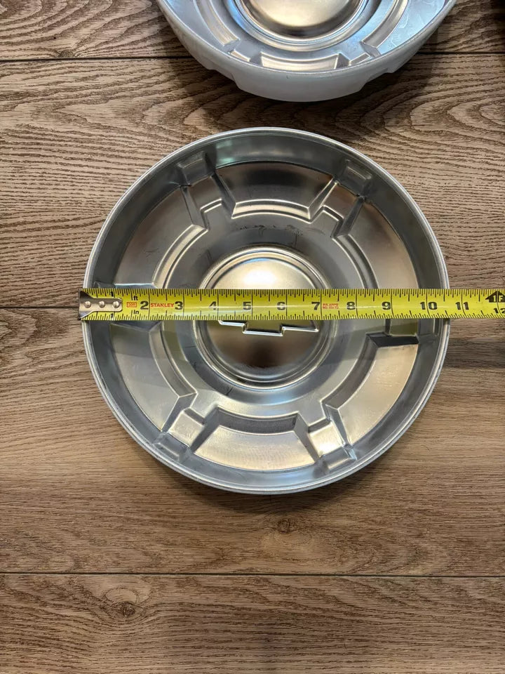 NEW 1969-1972 Chevy 1/2 Ton Wheel Center Rim Hubcap Lug Cover Dog Dish C10 Set 4