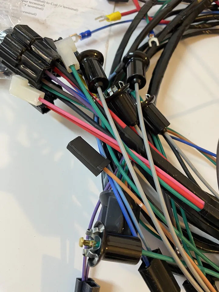 1955 - 1957 Chevy Truck All Model USA Made Correct Wiring Harness Kit Alternator