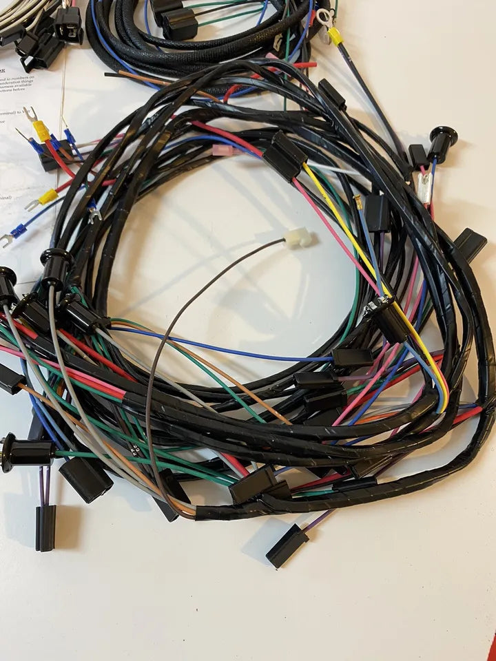 1955 - 1957 Chevy Truck All Model USA Made Correct Wiring Harness Kit Alternator