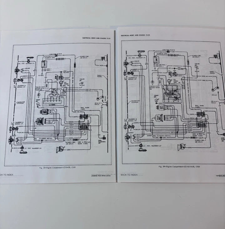 1970 Chevrolet Truck All Models Wiring Diagrams Manual