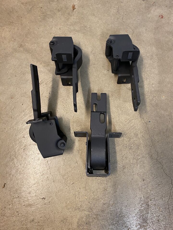 NEW Upper & Lower Door Hinge Set 1955-1959 Chevy GMC Pickup All Truck 5 Star (4)