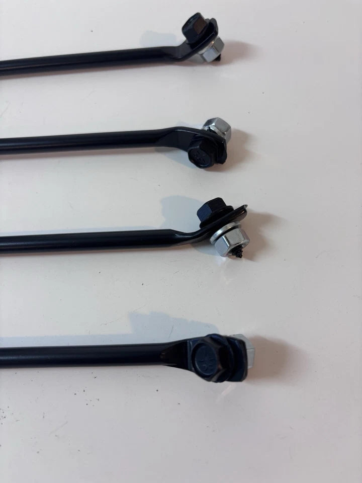 1958 - 1966 CHEVY GMC TRUCK FLEETSIDE BED REINFORCEMENT BRACES 4 PCS W/ Hardware
