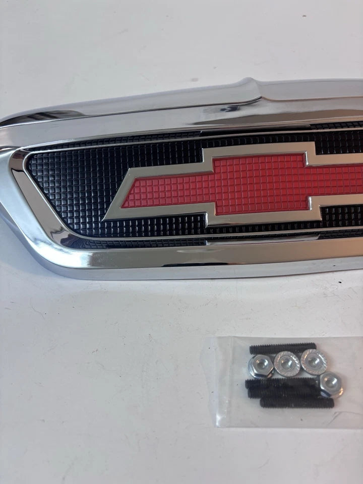1955 2nd SERIES CHEVROLET TRUCK HOOD EMBLEM Beautiful Show CHROME NEW