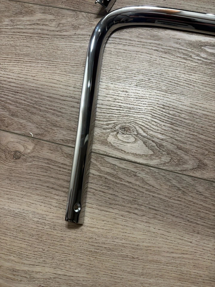 OEM PR Door Trim Panels Upper Inner Show Chrome 1955 2nd - 1959 Chevy GMC Truck